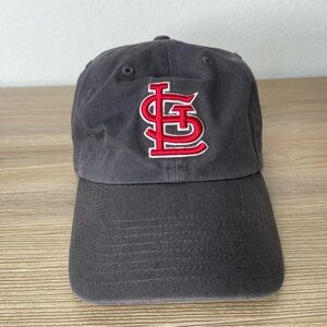 47 Brand St. Louis Cardinals Hat Charcoal Gray Adjustable Strapback MLB Cap
